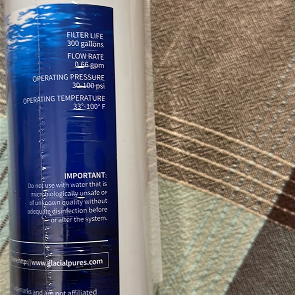 NEW GLACIALPURE REPLACEMENT FILTER MODEL NUMBER GP004 - Picture 4 of 14